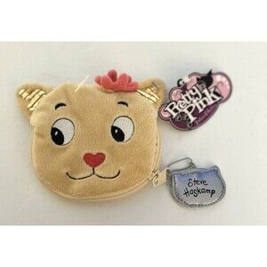 ELH Enterprises Steve Haskamp Pretty in Pink Meisha Clamour Cat Coin Purse NEW